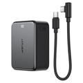 Acefast M29-10000 Powerbank med USB-C-kabel - 10000 mAh, 22.5W - Svart