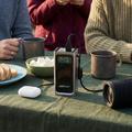 Acefast M33 20000mAh powerbank med 1.96-tommers TFT-skjerm og USB-C-kabel – 100W – grå