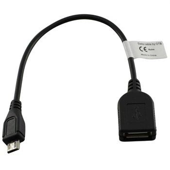 Micro-USB OTG-adapter Kabel - Samsung Galaxy S2 I9100, Galaxy S3 I9300, Galaxy Note N7000