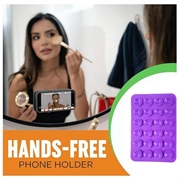 Selvklebende Silikon Sugekopp Mobilholder - 10 Stk. - Lilla