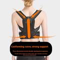 Justerbar holdningskorrigerende ryggstøtte for menn og kvinner - XL