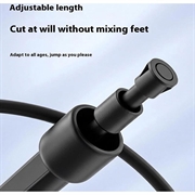 Justerbart hoppetau for barn - 2.8m - svart