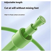 Justerbart hoppetau for barn - 2.8m - grøn