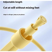 Justerbart hoppetau for barn - 2.8m - gul