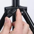 Justerbart stativstativ med 4 klemmer for fotobakgrunn - 2,88x3 m