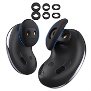 Samsung Galaxy Buds Live Ahastyle PT132 Ørepropper i silikon - Svart