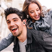 Samsung Galaxy Buds Live Ahastyle PT132 Ørepropper i silikon - Svart