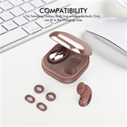Samsung Galaxy Buds Live Ahastyle PT132 Ørepropper i silikon - Brun