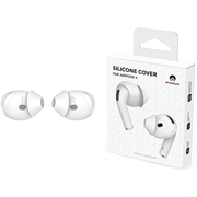 AirPods 4 Ahastyle PT66-4 støydempende ørepropper i silikon - hvit