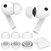 Samsung Galaxy Buds3 Pro/Buds4 Pro AhaStyle WG173 Ørepropper i silikon - Hvit