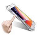 Ripebestandig iPhone 7/8/SE (2020)/SE (2022) Hybrid-deksel - Kristallklar