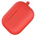 AirPods 3 Silikondeksel med Nøkkelring A060 - Rød