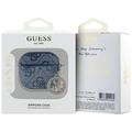 AirPods 4 Guess 4G Strass Charm-etui - blå