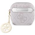 AirPods 4 Guess 4G Strass Charm-etui - Rosa