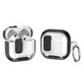 AirPods 4 beskyttende hybrid-etui med lås og krok
