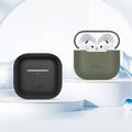 AirPods 4 Tech-Protect silikonetui - svart