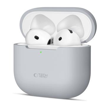 AirPods 4 Tech-Protect silikonetui - Fargestiftgrå