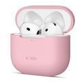 AirPods 4 Tech-Protect-etui i silikon - støvete rosa