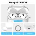 AirPods 5/4 AhaStyle WG164-B støtsikkert etui med rengjøringspenn - gjennomsiktig