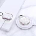 AirPods Pro 3 tofarget, mykt TPU-beskyttelsesetui - gul/transparent