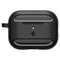 AirPods Pro 3 Spigen Rugged Armor TPU-deksel - Svart