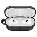 AirPods Pro 3 Spigen Rugged Armor TPU-deksel - Svart