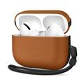 AirPods Pro 3 Tech-Protect NaturalFit lærveske - brun