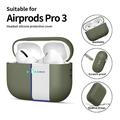 AirPods Pro 3 Tech-Protect silikonetui - olivengrønn