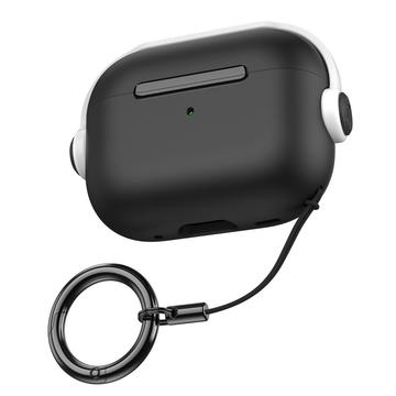 AirPods Pro/AirPods Pro 2 AhaStyle WG109 Hybrid-etui - hvit / svart