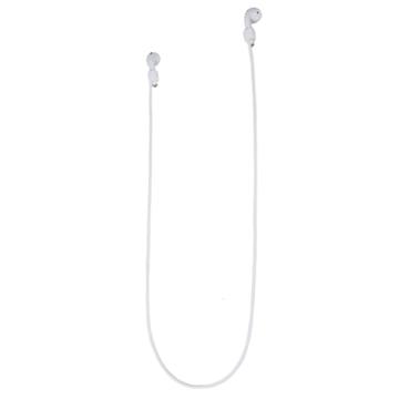AirPods/AirPods Pro 2 nakkestropp i silikon - 70 cm - hvit