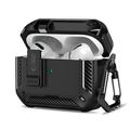 Airpods Pro 3 Tech-Protect Carbonox-etui - svart