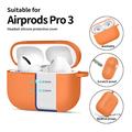 Airpods Pro 3 Tech-Protect silikonetui med krok - Kosmisk oransje