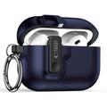 Airpods Pro 3 Tech-Protect Slim Hook-etui - Marine Blå