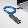 Akyga USB-C-kabel 100W, 0,5 m - USB-C/USB-C - Blå