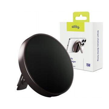 Allity AWC-210 2-i-1 15W trådløs lader - grafitt