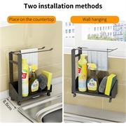 Kjøkkenstativ i aluminium med avløpsbrett