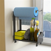 Kjøkkenstativ i aluminium med avløpsbrett