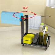 Kjøkkenstativ i aluminium med avløpsbrett