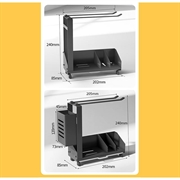 Kjøkkenstativ i aluminium med avløpsbrett