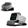 Aluminum Alloy Apple Watch Serie SE/6/5/4/3/2/1 Ladestativ - Grå