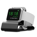 Aluminum Alloy Apple Watch Serie SE/6/5/4/3/2/1 Ladestativ - Grå