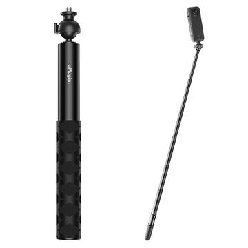 Amagisn Selfie Stick for sportskamera med kulehode og 1/4" skrue for DJI, GoPro, Insta360