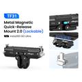 aMagisn TF31 hurtigkobling 2.0 for Insta360 GO Ultra - svart