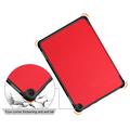 Amazon Fire HD 8 (2020)/8 Plus (2022) Tri-Fold Series Smart Folio-etui - Rød