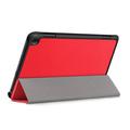 Amazon Fire HD 8 (2020)/8 Plus (2022) Tri-Fold Series Smart Folio-etui - Rød