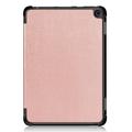 Amazon Fire HD 8 (2020)/8 Plus (2022) Tri-Fold Series Smart Folio-etui - Roségull