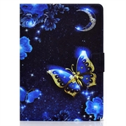 Amazon Kindle Paperwhite (2024) Smart Folio-etui - Blå Sommerfugl