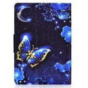 Amazon Kindle Paperwhite (2024) Smart Folio-etui - Blå Sommerfugl