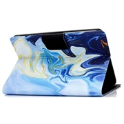 Amazon Kindle Paperwhite (2024) Smart Folio-etui - Blå Marmor