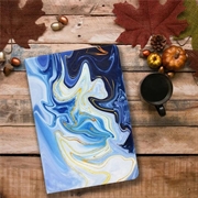 Amazon Kindle Paperwhite (2024) Smart Folio-etui - Blå Marmor